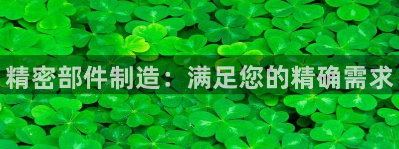 彩神平台：精密部件制造：满足您的精确需求
