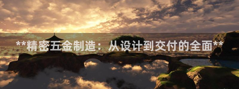 彩神v1官网：**精密五金制造：从设计到交付的全面**