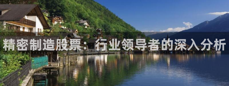 彩神争霸官网登录平台：精密制造股票：行业领导者的深入分析