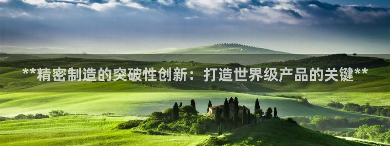 彩神旗下有哪些平台：**精密制造的突破性创新：打造世界级产品的关键**