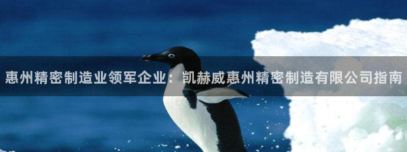 彩神ix平台：惠州精密制造业领军企业：凯赫威惠州精密制造有限公司指南