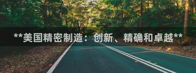 彩神VII官方版：**美国精密制造：创新、精确和卓越**