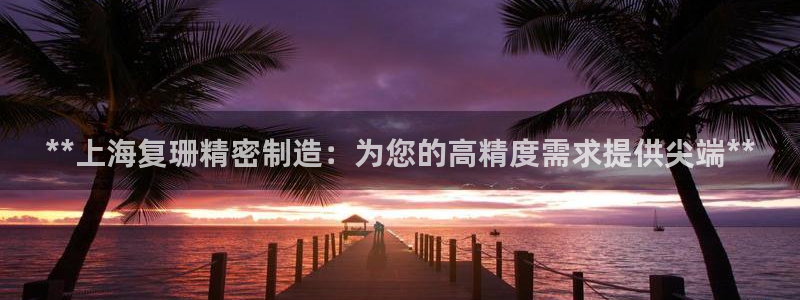 彩神大发cp：**上海复珊精密制造：为您的高精度需求提供尖端**