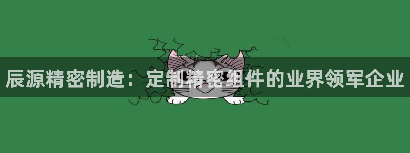 彩神旗下有哪些平台可以玩：辰源精密制造：定制精密组件的业界领军企业