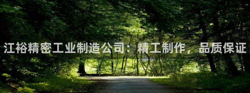 彩神viii官网：江裕精密工业制造公司：精工制作，品质保证