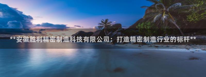 彩神xapp官方网站：**安徽胜利精密制造科技有限公司：打造精密制造行业的标杆**