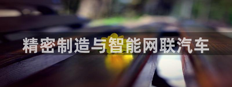 所有彩神购买首页：精密制造与智能网联汽车