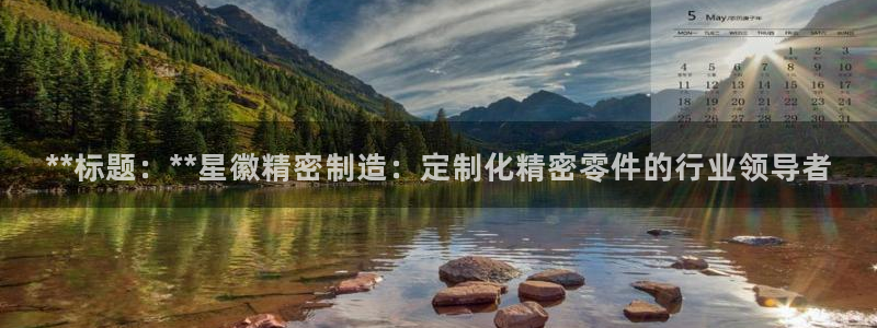 彩神vii官网：**标题：**星徽精密制造：定制化精密零件的行业领导者