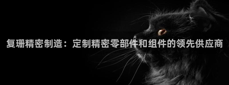 彩神 好 平台：复珊精密制造：定制精密零部件和组件的领先供应商