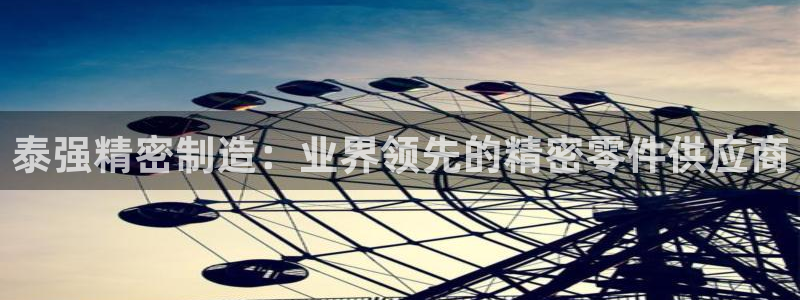 彩神v8手机客户端怎么下载：泰强精密制造：业界领先的精密零件供应商
