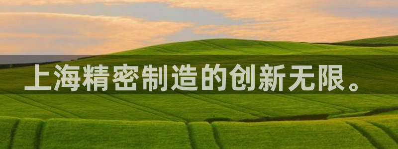 彩神v8下载网址：上海精密制造的创新无限。