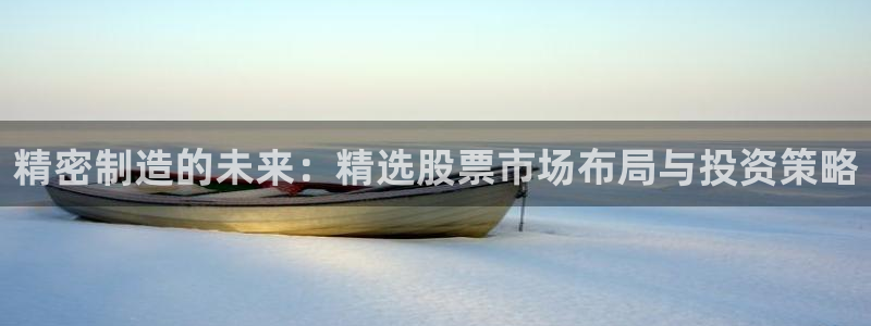 彩神平台是什么套路：精密制造的未来：精选股票市场布局与投资策略