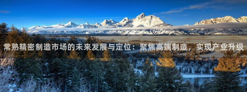v彩神88iii：常熟精密制造市场的未来发展与定位：聚焦高端制造，实现产业升级