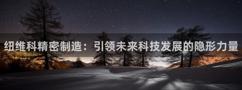 彩神v平台：纽维科精密制造：引领未来科技发展的隐形力量