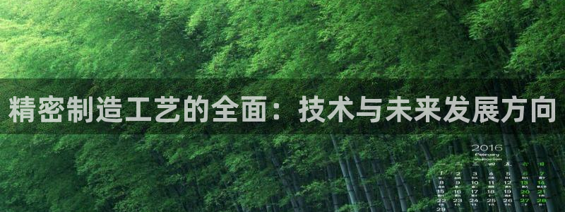 彩神vlll官方网：精密制造工艺的全面：技术与未来发展方向