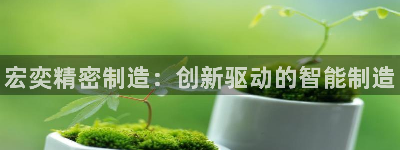 彩神新微聊：宏奕精密制造：创新驱动的智能制造
