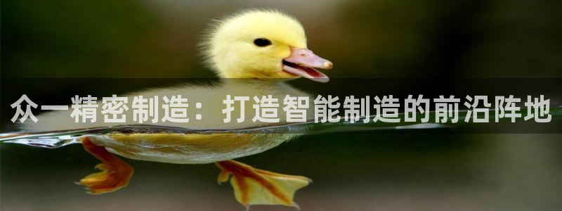 彩神这个平台是真的吗：众一精密制造：打造智能制造的前沿阵地