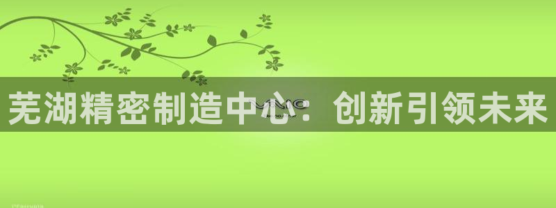 所有彩神购买首页：芜湖精密制造中心：创新引领未来