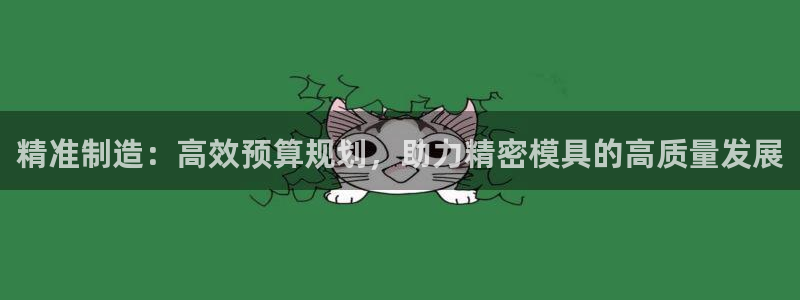 彩神输的钱是赌博还是诈骗：精准制造：高效预算规划，助力精密模具的高质量发展
