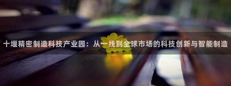 彩神v8平台正规吗知乎：十堰精密制造科技产业园：从一线到全球市场的科技创新与智能制造