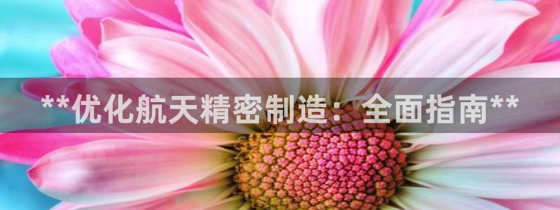 彩神VI首页：**优化航天精密制造：全面指南**