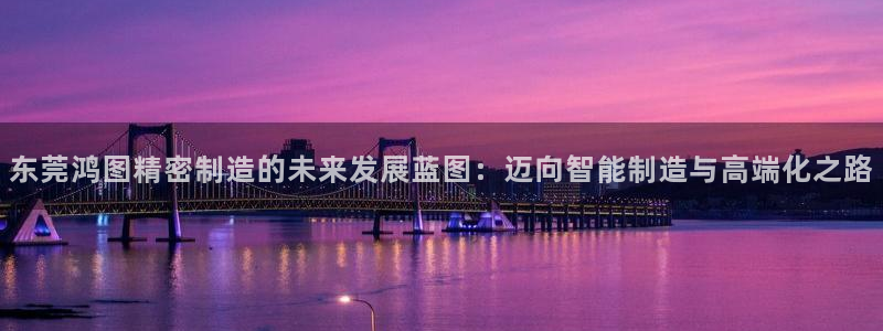 彩神v8首页：东莞鸿图精密制造的未来发展蓝图：迈向智能制造与高端化之路